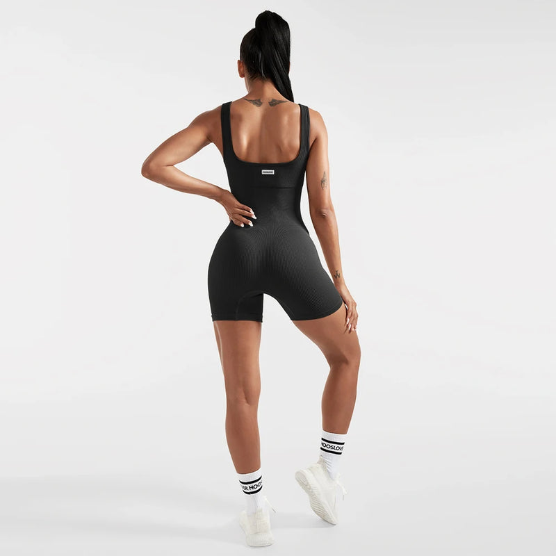 Romper Selveeless  Fitness Bodysuit  Sportswear Women Jumpsuit Buttery-Soft One-Piece Playsuit Yoga Suits Tracksuits Women