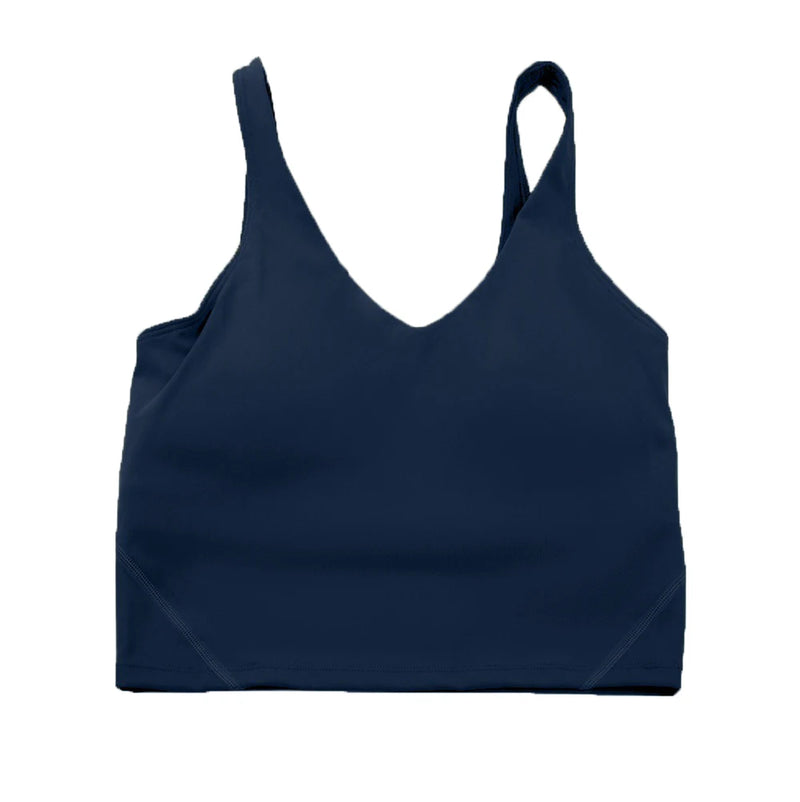 Sports yoga bra with a gathered U-back, high-quality sports cycling, fitness running, breathable quick drying women's bra