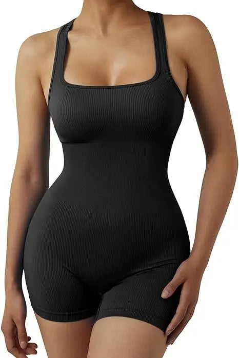 Romper Selveeless  Fitness Bodysuit  Sportswear Women Jumpsuit Buttery-Soft One-Piece Playsuit Yoga Suits Tracksuits Women