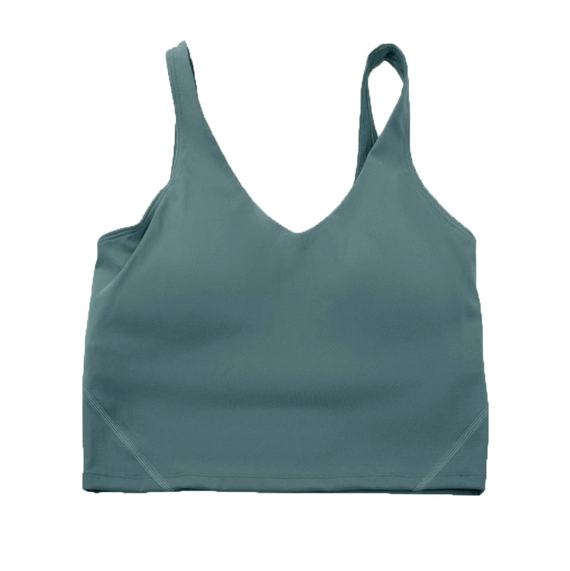 Sports yoga bra with a gathered U-back, high-quality sports cycling, fitness running, breathable quick drying women's bra