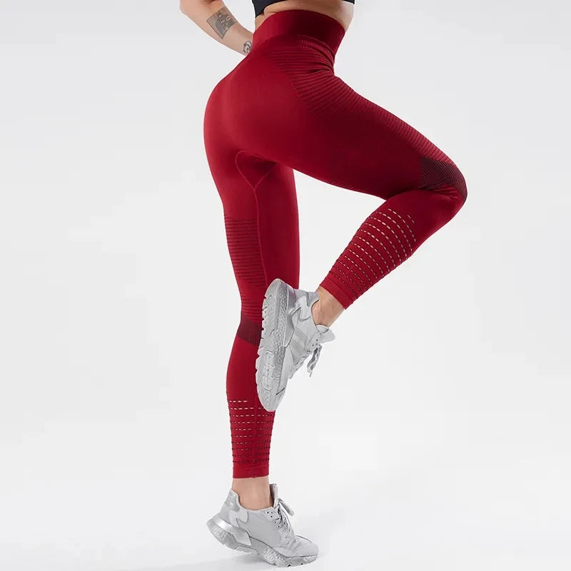 Women Fitness Leggings High Waist Seamless Leggings Sportswear Breathable Feamle Workout Legging