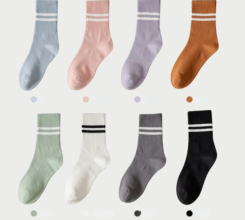 Yoga Socks Cotton Mid-tube Bottom Professional Non-slip Silicone Indoor Fitness Socks gym Floor Soft Dance Pilates Sports Socks