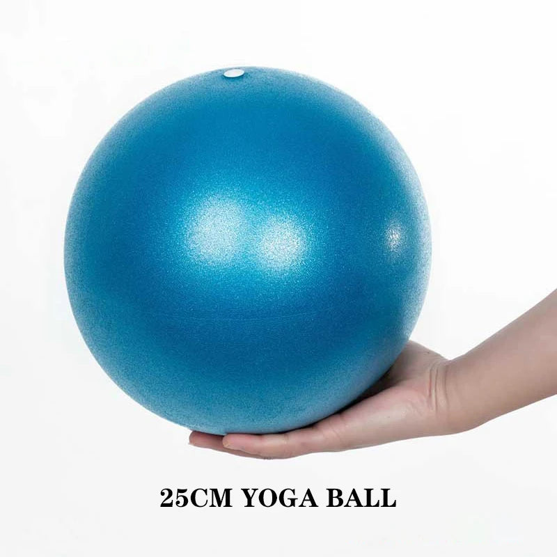 25cm Mini Yoga Ball Fitness Pilates Reduce Fat Ball Thick Explosion-proof PVC Non Slip Gym Home Training Workout Exercise Ball