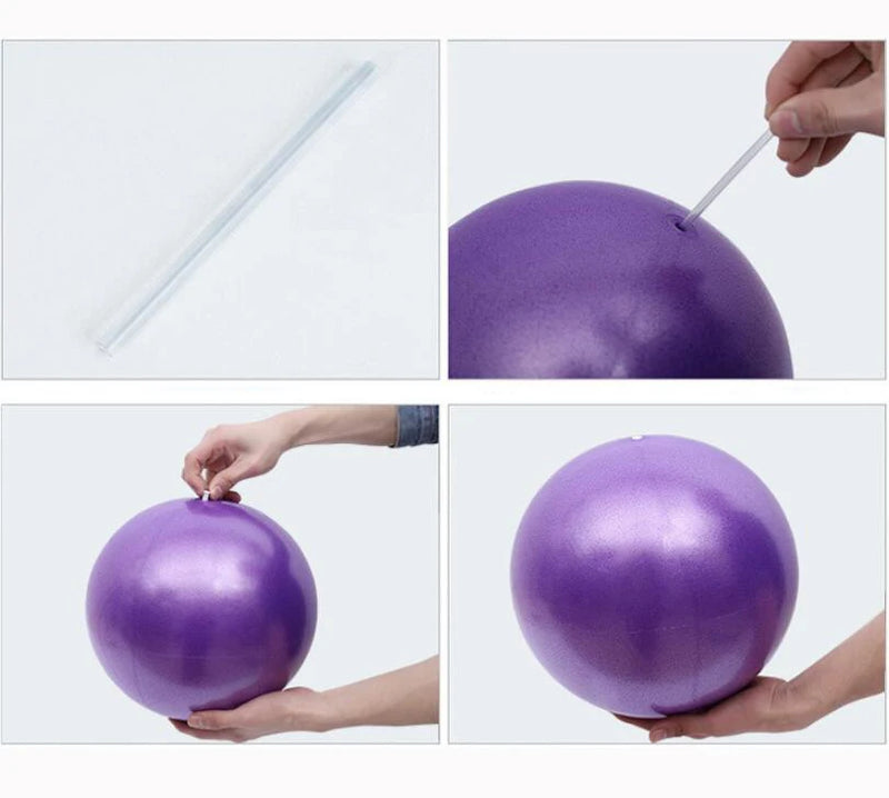 25cm Mini Yoga Ball Fitness Pilates Reduce Fat Ball Thick Explosion-proof PVC Non Slip Gym Home Training Workout Exercise Ball