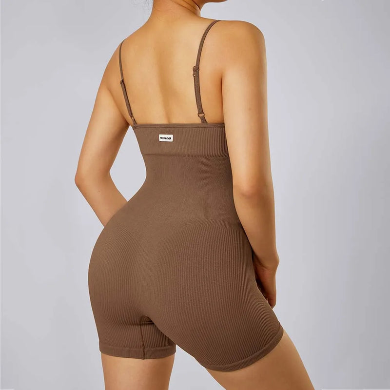 Romper Selveeless  Fitness Bodysuit  Sportswear Women Jumpsuit Buttery-Soft One-Piece Playsuit Yoga Suits Tracksuits Women